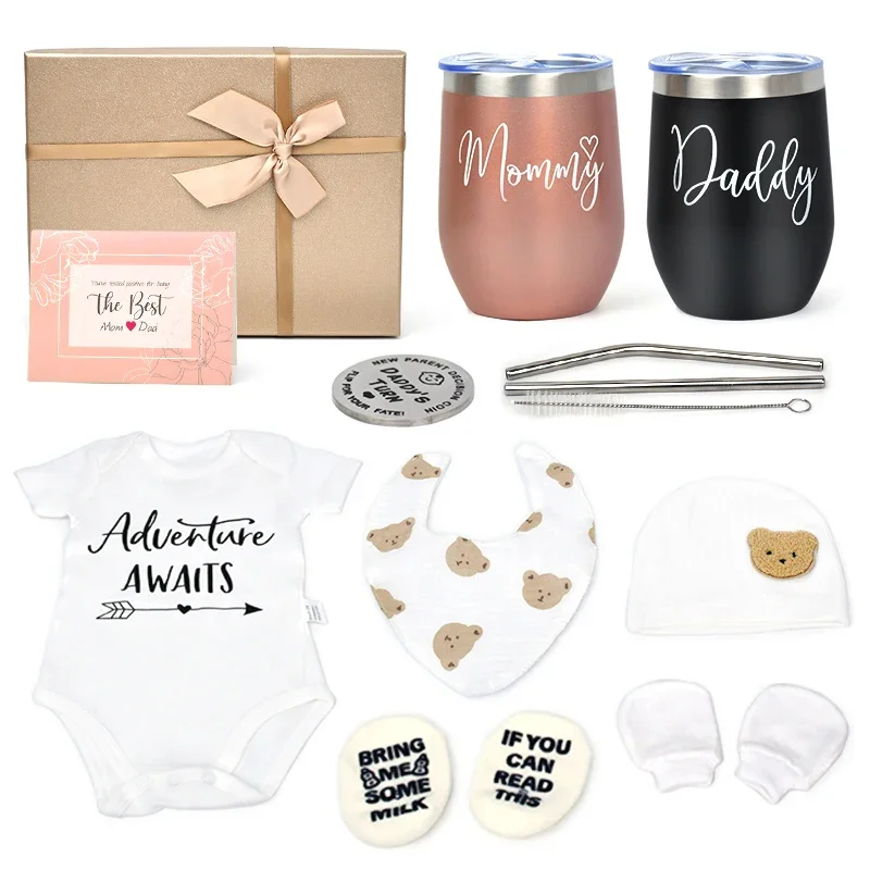 Newborn Baby Gift Set For New Baby, Mom and Dad
