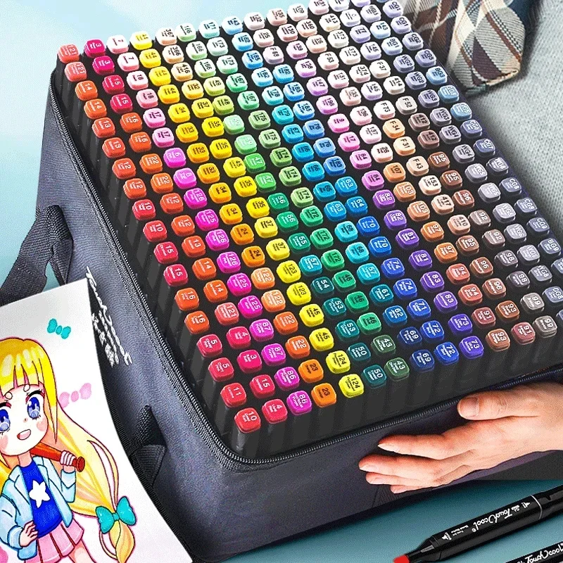 24-80 Colors Sets Double Headed Pens