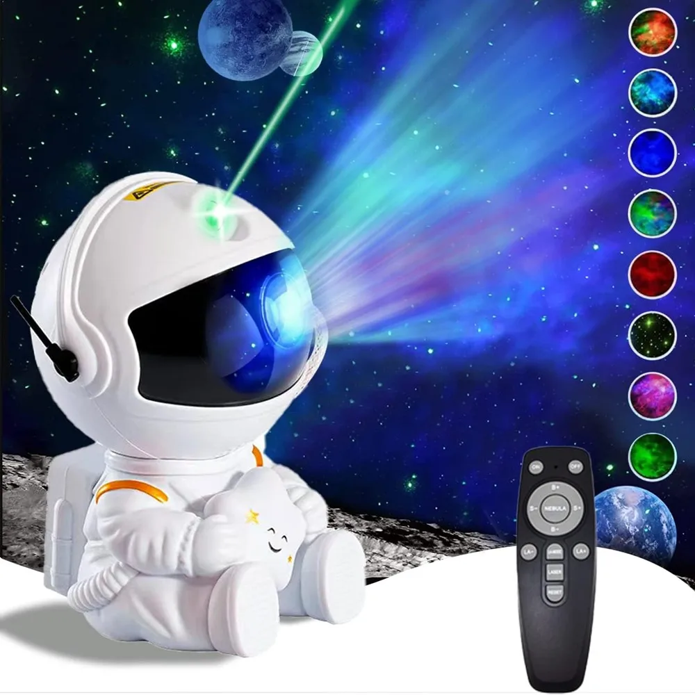 Galaxy Star Astronaut Projector LED Lamp