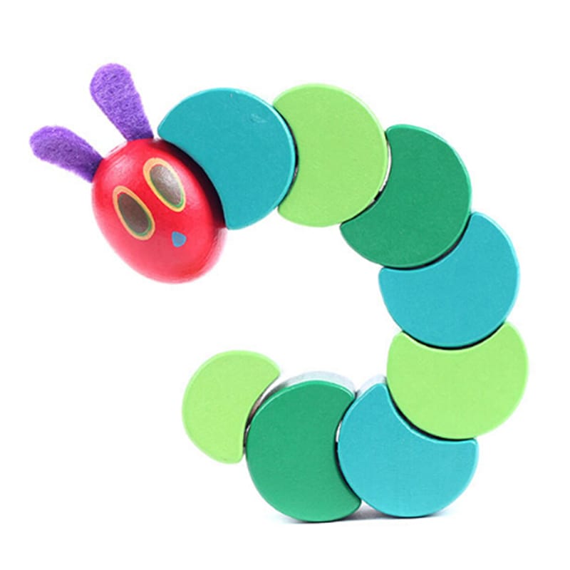 Educational Wooden Flexible Caterpillar Toy Educational Wooden Flexible Caterpillar Toy