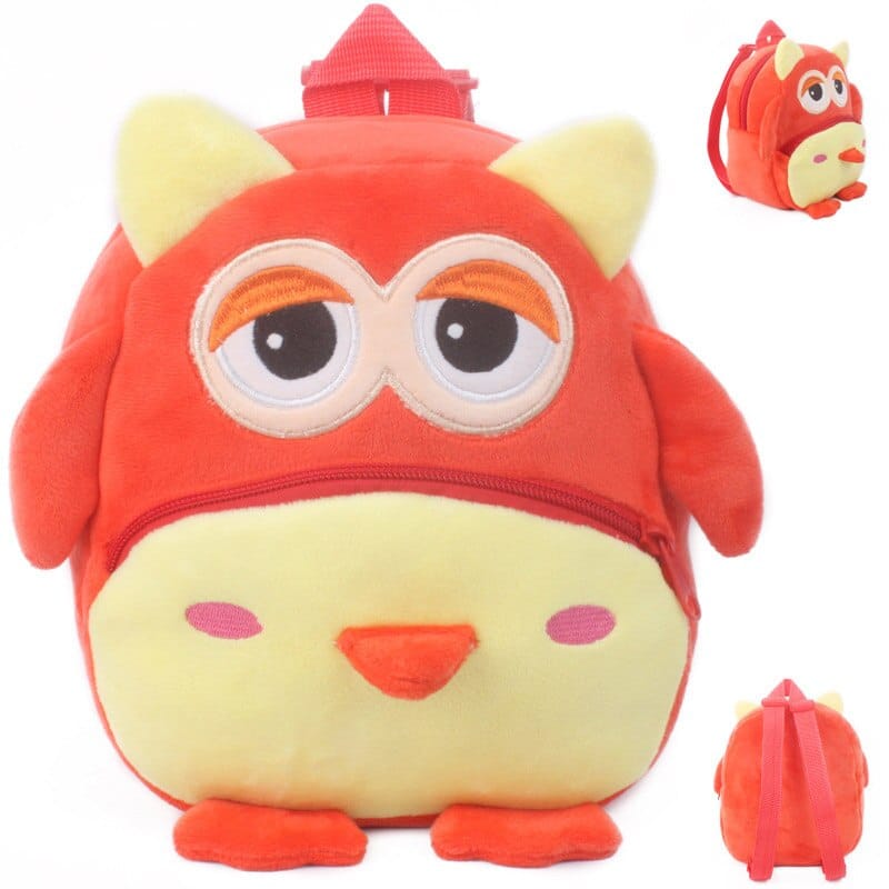 Cartoon Plush Baby Backpack