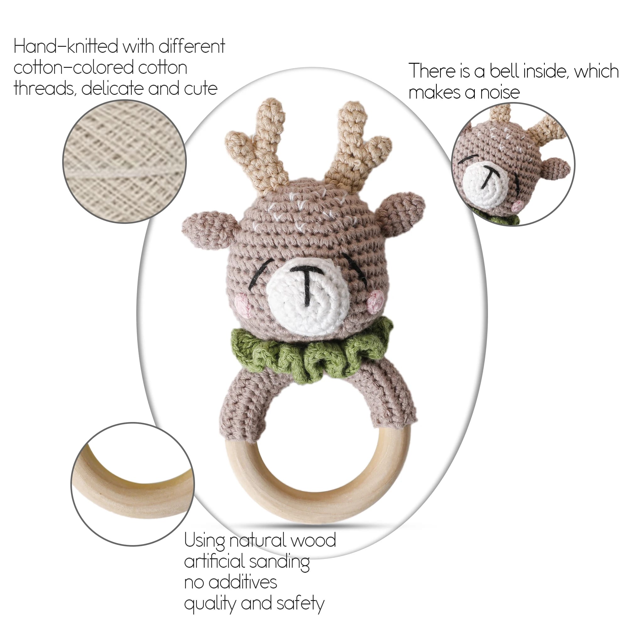Knitted Baby Teether