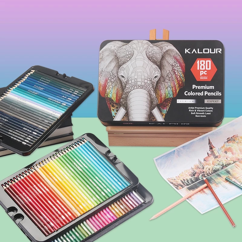 Coloring Pencil Set 180 Colors