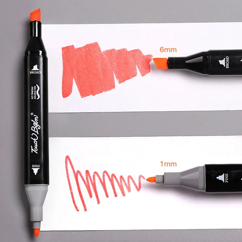 24-80 Colors Sets Double Headed Pens